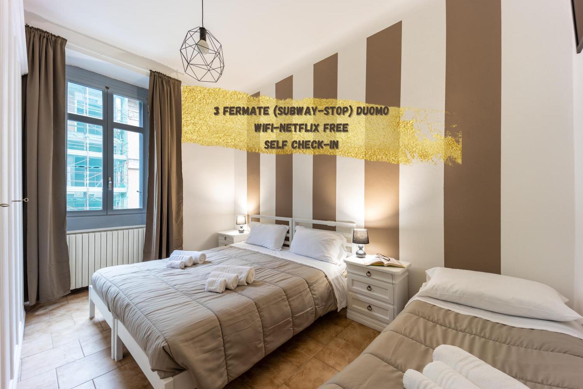 Elegant Near Metro Porta Romana,3 Fermate Subway-stop A Duomo, Wifi-netflix Free Appartement Milan